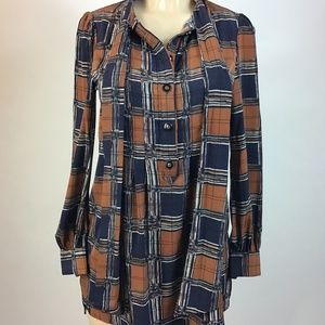 Baby doll Tory Women's Pullover Bow tie Blouse Size 6